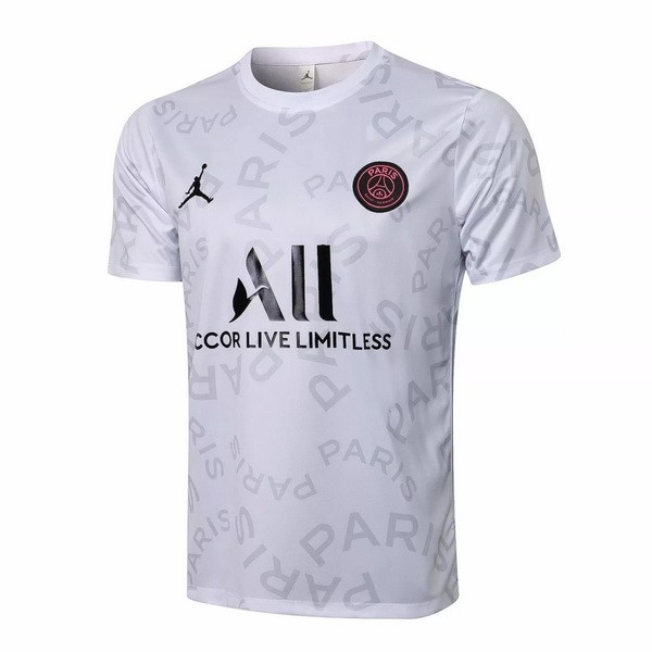 Trainingsshirt Paris Saint Germain 2021-2022 Weiß Günstige Fußballtrikots